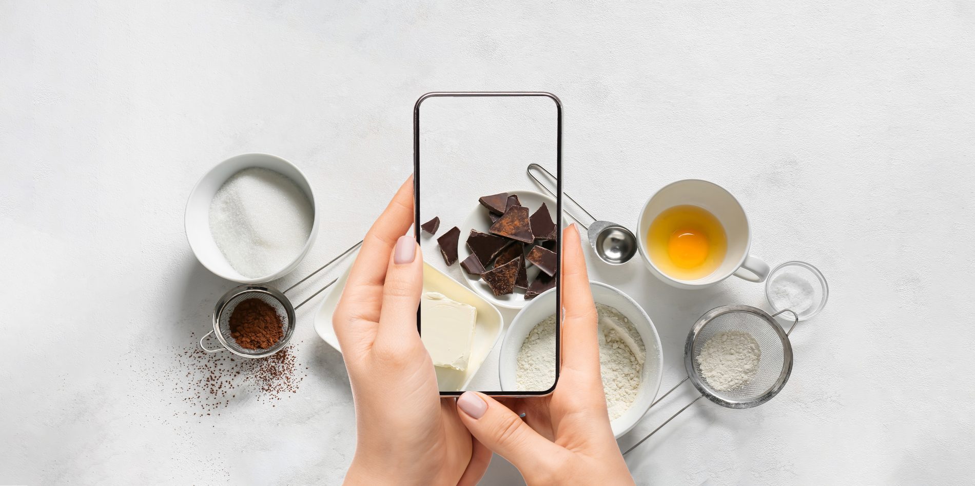 Weighing foods without a scale is possible with Food Converter!