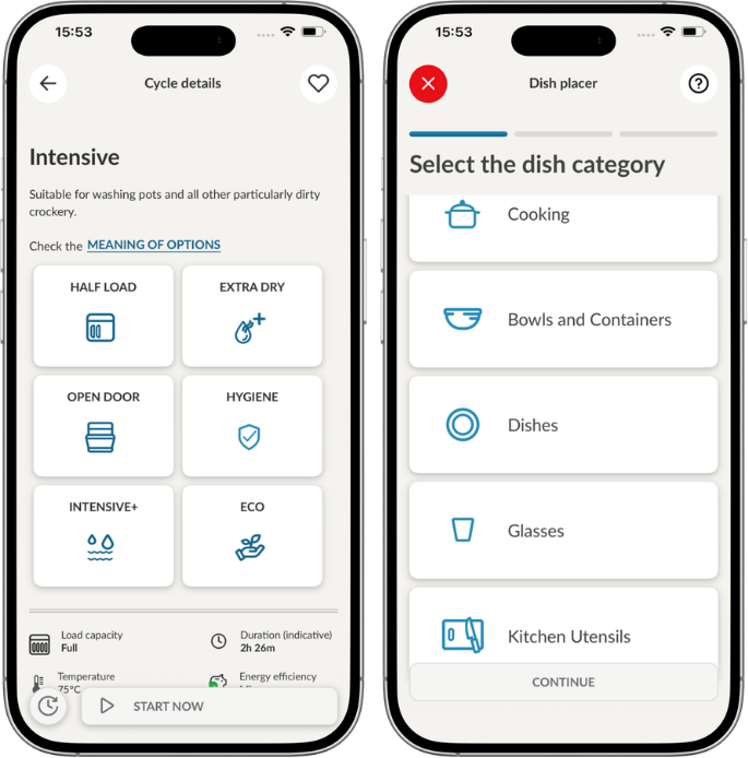 hOn App features on how to wash the barbecue grill in the dishwasher